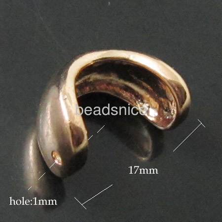 Brass Pendant,Nickel Free, Lead Safe,Half-moor,